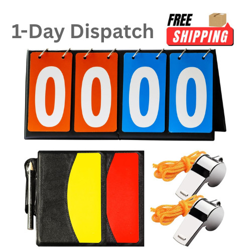 Yauhar 10pc soccer referee kit - soccer,