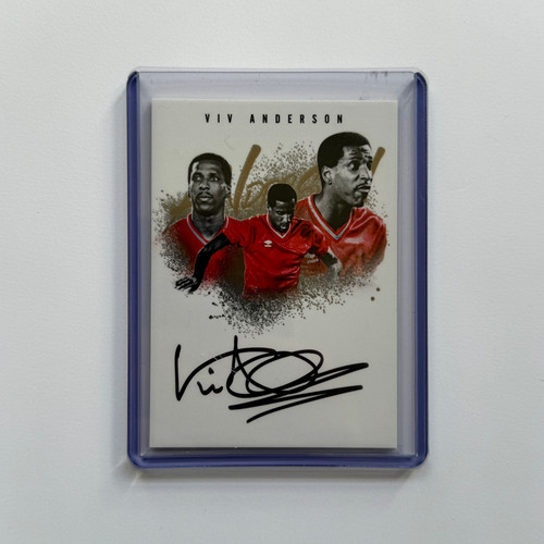Viv anderson card auto - anderson, on