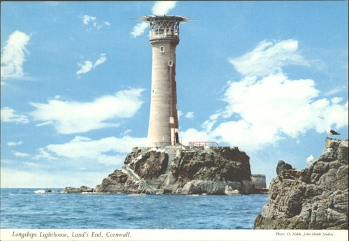 Vintage longships lighthouse - longships,