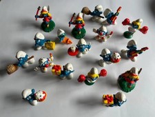 McDonald’s Smurf Figures Vintage 1996 X 17 Figures + Extra Figure