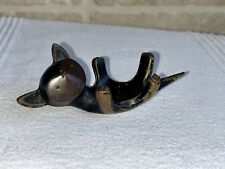 1950s-60s Walter Bosse bronze/brass cast Cat & Giraffe