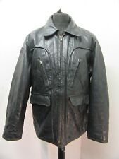 VINTAGE DIESEL STEERHIDE LEATHER MOTORCYCLE AVIATOR JACKET SIZE L