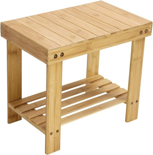 Bamboo step stool - bamboo, storage