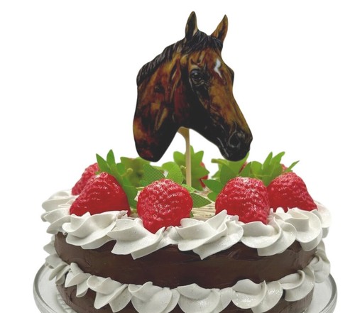 Horse cake topper - -,