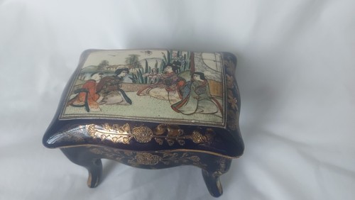 Japanese style ceramic trinket - japanese,