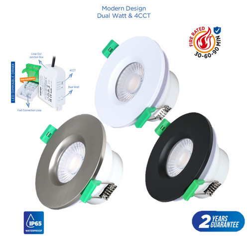Rother led downlight - rother, fire