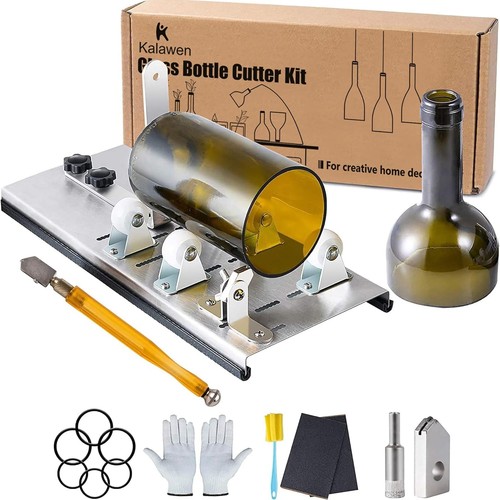 Glass bottle cutter kit - bottle, kit,