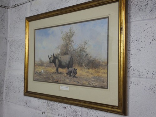 David shepherd the rhinos - "the,