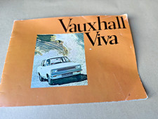 Vauxhall  Viva brochure 1970's