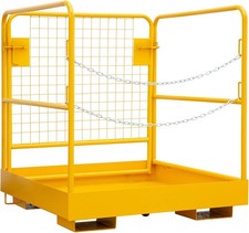 Forklift Safety Cage 36" x 36" 1200lbs Forklift Man Basket Heavy Duty Platform