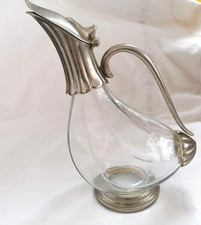 Silver plated glass Decanter
