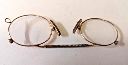 Antique gold specticles - gold, 5