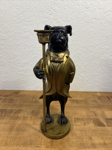 Vintage brass bulldog boxer - bulldog,