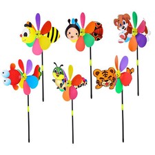 Garden Pinwheels Cartoon