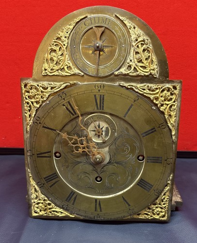 Antique train longcase clock - longcase,