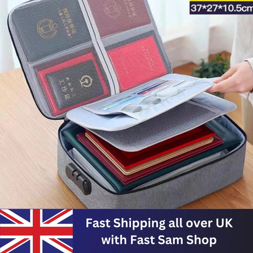 Document box with locks - box,