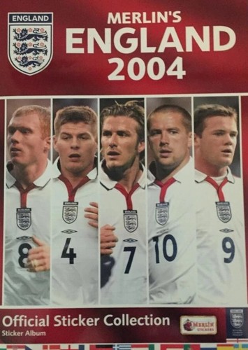 England 2004 merlin sticker - -,