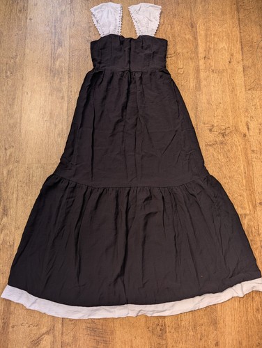 Copperose black white linen - &,