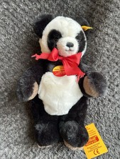 Steiff Petsy Panda Bear - Original with All Tags (013454), excellent condition