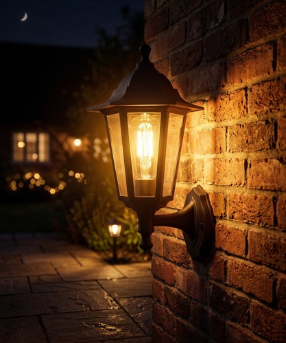 Black outdoor wall - black,