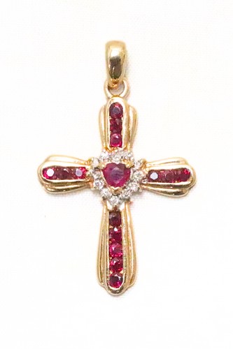 14k gold ruby - 14k,
