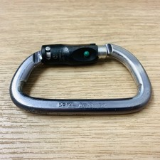 Petzl Am’D Ball Lock Carabiner for Rock Climbing Equipment Used