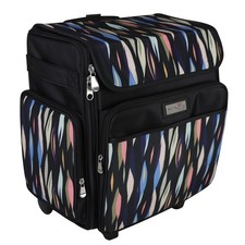 Multi Stripe Rolling Tote Bag