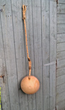 VINTAGE FISHERMAN'S TRAWLER BUOY AND  ROPE
