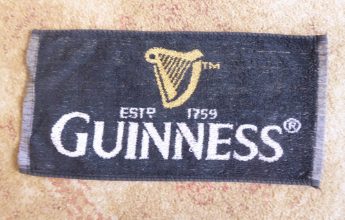 Guinness beer bar towel harp - guinness,