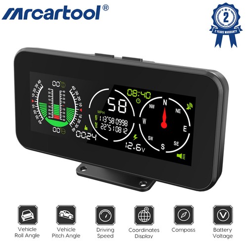 Car digital gps inclinometer - car,