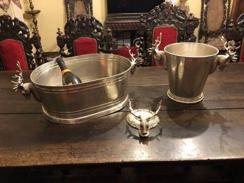 Silver plated large wine - silver,