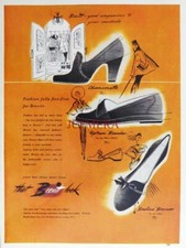 BREVITT Ladies Fashion Shoes Advert : Original 1950 Print