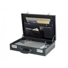 Executive Faux Leather Business Briefcase Attache Travel Case Work Bag AR UK