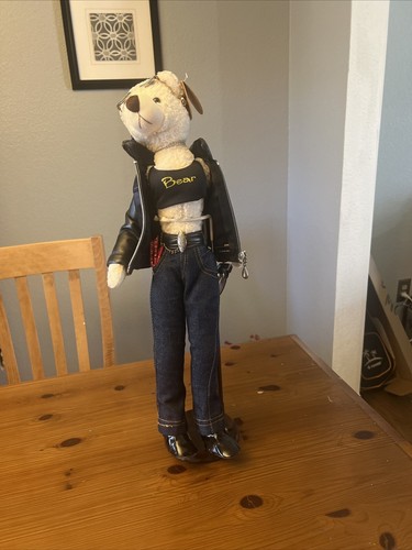 Rare vtg motor teddy - motor, bear