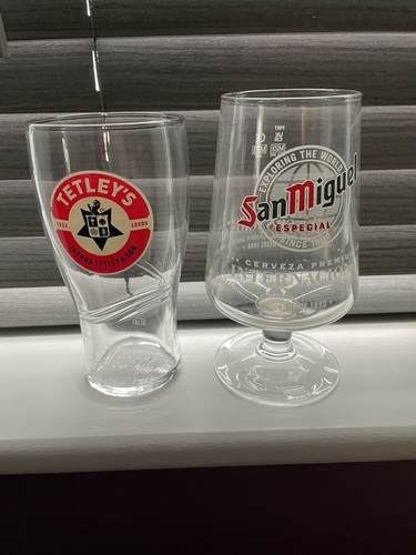 San miguel beer - san, glasses