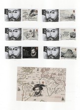 JERSEY 2019 MNH WALTER RALEIGH SIR SET OF STAMPS and mini-sheet