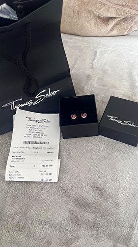 Thomas sabo silver heart red - silver,