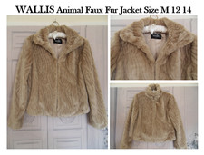 WALLIS Faux Fur Beige Animal