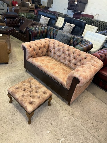 Chesterfield tan brown leather - chesterfield,