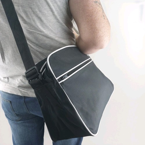 Retro shoulder messenger - messenger, bag