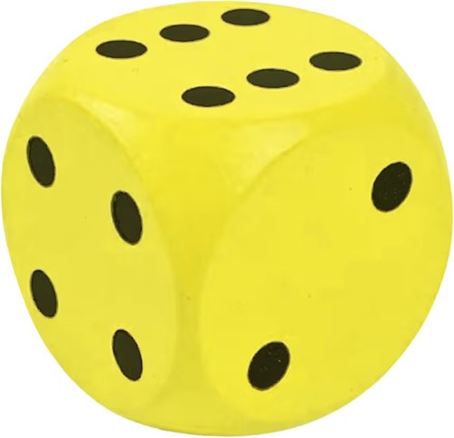 Giant large soft foam dice - giant, (15