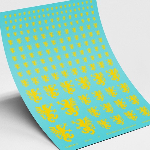 Heraldic griffon waterslide - griffon,