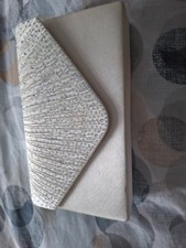 Rhinestone Ivory Clutch Bag/ Shoulder Bag