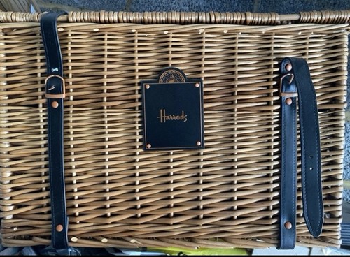 Harrods wicker picnic basket - harrods,