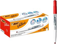 BIC Velleda 1741 Whiteboard Pen Red 12-Pack