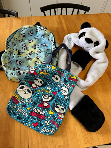 Panda bag hat - &, bundle-