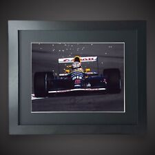 Formula One Driver Nigel Mansell Hand Signed Framed Photograph £165 With COA