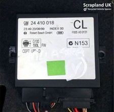 VAUXHALL ASTRA Mk4 G 1998–2004 1.4i 16V Central Locking ECU GM24410018