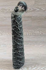 Woven Fibre  Samurai Tribal Style Figure Decorative Sculpture Thing - Used Good