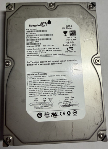Seagate st3750640sv sv35 - st3750640sv, sv35.2